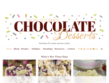 Tablet Screenshot of omgchocolatedesserts.com